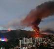 Bombardeos de Estados Unidos en Caracas en la madrugada de este sábado 3 de enero. FOTO: AFP.