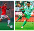 En la imagen aparecen los dos creativos de ambos equipos, Alan Patrick de Internacional, y Edwin Cardona de Atlético Nacional. FOTOS CAMILO SUÁREZ Y GETTY