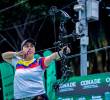 Sara López retornó a la Selección Colombia con triunfo. FOTO @WORLDARCHERY