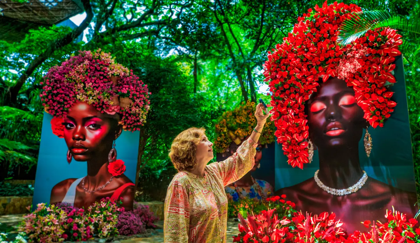 En el jardín botánico de Medellín abrió sus puertas: Florecer, una exposición que combina arte, ciencia, conservación y tradición. Foto: Camilo Suárez Echeverry