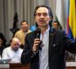 El alcalde de Medellín, Federico Gutiérrez en el Concejo de la ciudad. Foto: Julio César Herrera Echeverri.