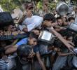 <span class=mln_uppercase_mln>Palestinos,</span><b><span class=mln_uppercase_mln> incluidos niños, tienen dificultades para acceder a alimentos debido al bloqueo de Israel y los continuos ataques a la Franja de Gaza. FOTO: GETTY</span></b>
