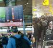 En diferentes aeropuertos de Europa se vieron largas filas por el ciberataque. Fotos: redes sociales