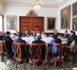 Asistieron Gustavo Petro y Efraín Cepeda, entre otros. <b>FOTO: </b>Presidencia.