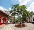 El Pueblito Paisa está ubicado en lo alto del cerro Nutibara, uno de los cerros tutelares de Medellín. FOTO Esneyder Gutiérrez