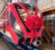 Así lucen los trenes del metro de Bogotá que se fabrican en China. FOTO: Cortesía Alcaldía de Bogotá