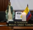 El senador Miguel Uribe Turbay fue víctima de un atentado armado mientras participaba en un evento político en Bogotá. Recibió impactos de bala que dos meses depués le provocaron la muerte. FOTO Colprensa