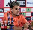 Luis Díaz en rueda de prensa con el Bayern Múnich. FOTO: Redes sociales Bayern Múnich