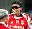 Tras llegar a Benfica y jugar su segundo partido, el colombiano Richard Ríos se coronó campeón de la Supercopa de Portugal. FOTO: Redes sociales de Benfica