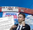 Con una votación unánime, el Congreso declaró no grato a Daniel Quintero, quien izó la bandera de Colombia en la isla Santa Rosa. Fotos: Redes sociales y Colprensa