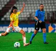 Isabella Amado, defensa de la Selección Colombia que este viernes necesita sumar puntos en el Sudamericano. <span class=mln_uppercase_mln>FOTO</span> <b><span class=mln_uppercase_mln>cortesía FCf</span></b>