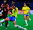 La futbolista Linda Caicedo, del Real Madrid, es una de las figuras del cuadro colombiano finalista de América. FOTO: GETTY