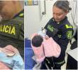 La menor de dos días de nacida fue rescatada por un ciudadano y después atendida por las autoridades, quienes la llevaron al hospital San Jerónimo de la localidad. FOTO: Redes sociales Policía Nacional y @rpcradiolorica
