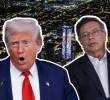 A la izquierda, Donald Trump; a la derecha, Gustavo Petro. FOTO: COLPRENSA Y GETTY
