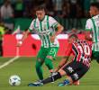 En la imagen aparecen Camilo Cándido y William Tesillo, de Atlético Nacional, durante el duelo frente a Sao Paulo. FOTO MANUEL SALDARRIAGA