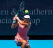 Emma Raducanu fue eliminada y no alcanzó un cupo a los octavos de final. Foto: GETTY.