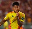 Luis Javier Suárez terminó siendo el segundo máximo goleador de Colombia en las eliminatorias al Mundial 2026 con cuatro celebraciones. Todas las anotó contra Venezuela. FOTO: GETTY