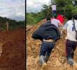 Tropas del Ejército descubrieron una mina ilegal en Puerto Guzmán, Putumayo. FOTOS: Capturas de video