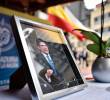 Este lunes se han realizado varios homenajes por la memoria del senador Miguel Uribe. FOTO COLPRENSA