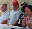 Alias “Carlos Pesebre” (centro, de gorra roja) hace parte de la Mesa de Paz Urbana que sesiona en la cárcel de Itagüí. FOTO: EL COLOMBIANO
