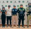 Los tres extranjeros capturados dentro de un edificio en Envigado no solo se estarían ocultando de las autoridades venezolanas por delitos del Tren del Llano. FOTO<b><span class=mln_uppercase_mln> CORTESÍA POLICÍA NACIONAL</span></b>