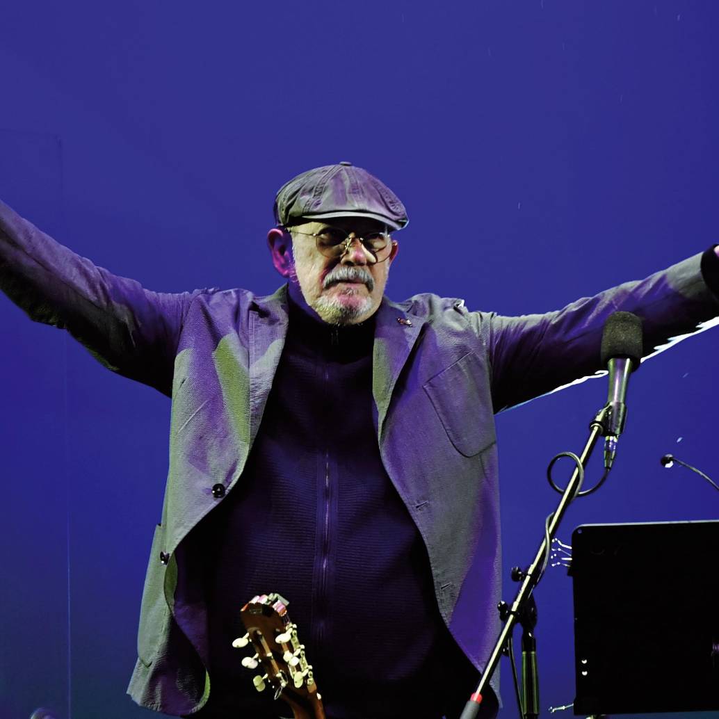 Silvio Rodríguez no venía a Medellín desde 2010. El artista tiene 78 años. FOTO AFP Silvio Rodríguez no venía a Medellín desde 2010. El artista tiene 78 años. FOTO AFP