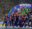 Con un equipo renovado, en el que se destacaron figuras como Desiré Doué, Ousmane Dembelé y Achraf Hakimi, PGS levantó la Orejona. Otro hecho inédito fue el estruendoso resultado de la final, 5-0. FOTO GETTY