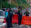 La vía Las Palmas y los accesos al barrio Loreto estuvieron cerrados mientras se hacía una verificación a la zona, en medio del temor de las comunidades. FOTO: JULIO CÉSAR HERRERA