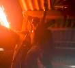 Este es uno de los momentos de la celebración, cuando uno de los insurgentes tiene en su mano unas luces de bengala. Estaba sobre el techo de una casa que usa como tarima. FOTO: CORTESÍA (TOMADA DE VIDEO)