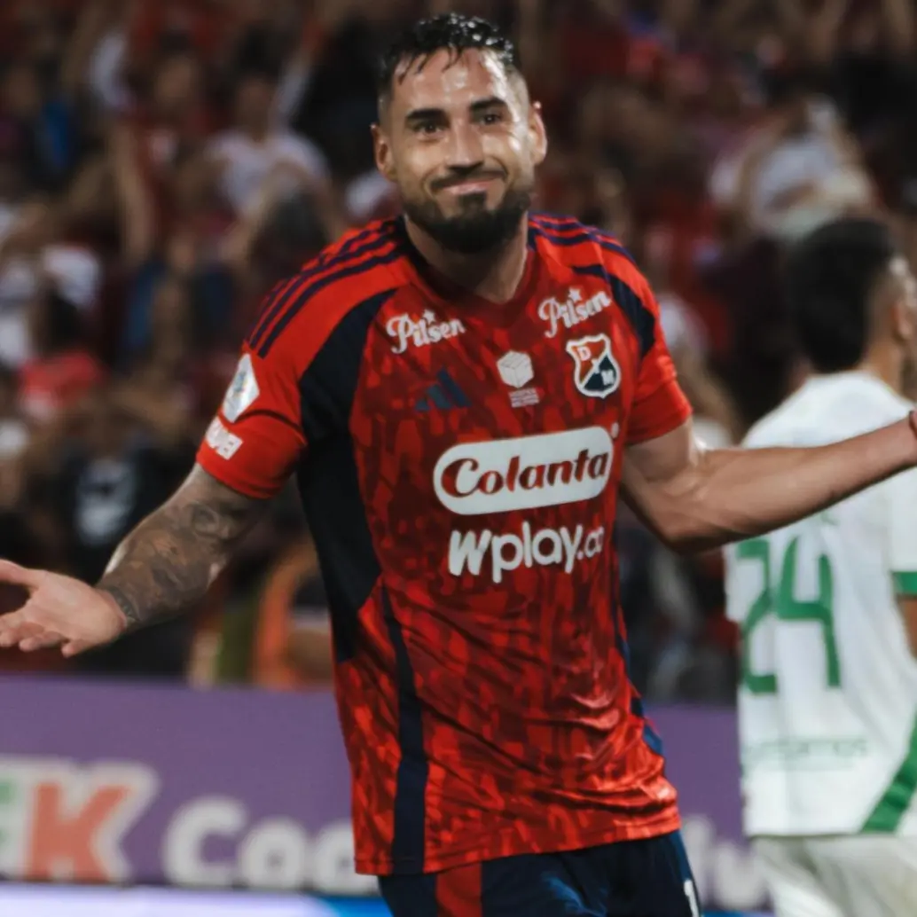 El delantero polaco argentino, de 32 años, es el goleador del DIM y de la liga colombiana, además fue uno de los anotadores en el partido contra Bucaramanga en el Atanasio. FOTO: Redes sociales @DIM_Oficial El delantero polaco argentino, de 32 años, es el goleador del DIM y de la liga colombiana, además fue uno de los anotadores en el partido contra Bucaramanga en el Atanasio. FOTO: Redes sociales @DIM_Oficial