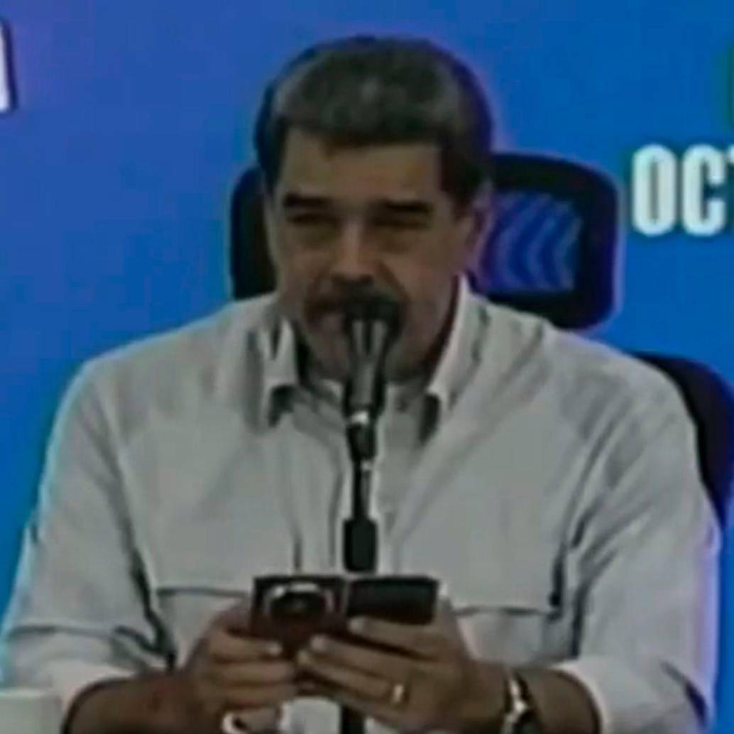 Maduro bromeó hablando en inglés durante una asamblea con sindicatos afines al chavismo. FOTO: Captura de video Maduro bromeó hablando en inglés durante una asamblea con sindicatos afines al chavismo. FOTO: Captura de video