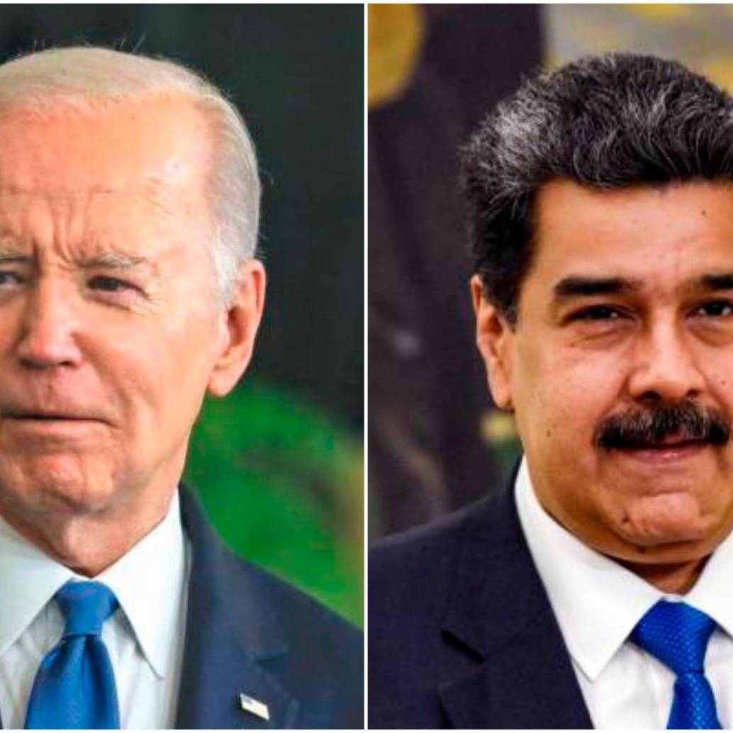 Los presidentes de Estados Unidos, Joe Biden; y Venezuela, Nicolás Maduro. FOTOS: Getty 