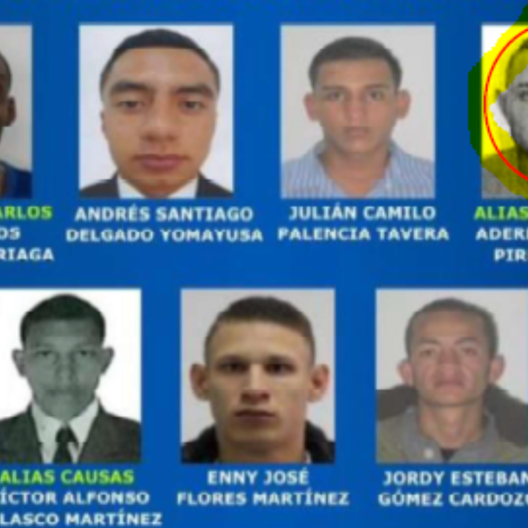 Aderbiss Segundo Pirela Pirela era uno de los más buscados en la capital del país. FOTO: POLICÍA BOGOTÁ /Oficina de Investigaciones de Seguridad Nacional de EE. UU. (HSI)