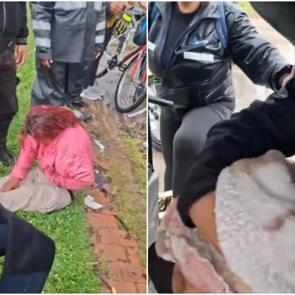 La mujer de 25 años fue rescatada y luego judicializada por las autoridades en Bogotá, por lo que estará en la cárcel hasta que se defina el proceso. FOTO: Captura video redes sociales @ColombiaOscura La mujer de 25 años fue rescatada y luego judicializada por las autoridades en Bogotá, por lo que estará en la cárcel hasta que se defina el proceso. FOTO: Captura video redes sociales @ColombiaOscura