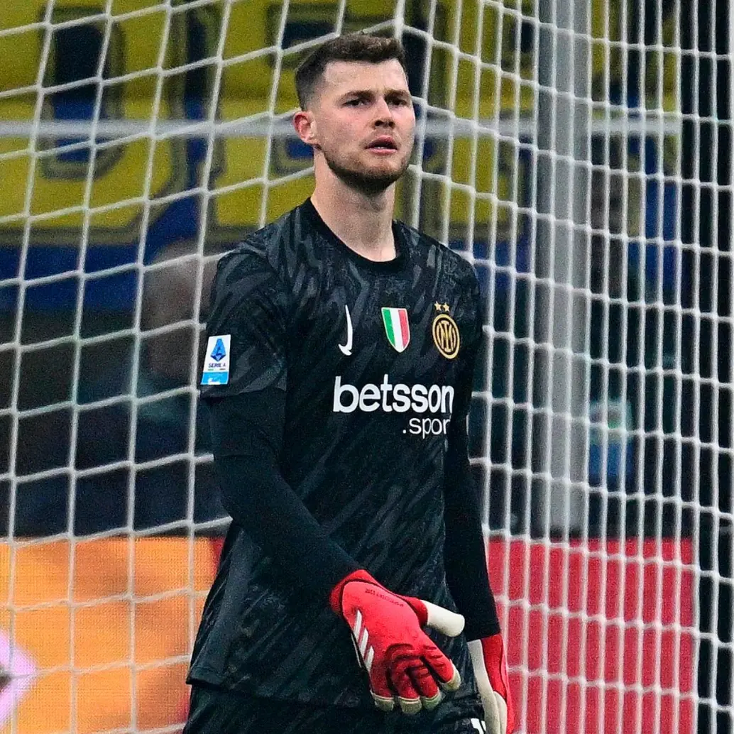 Josep Martínez, arquero del Inter de Milán. FOTO: Tomada de X @Inter Josep Martínez, arquero del Inter de Milán. FOTO: Tomada de X @Inter