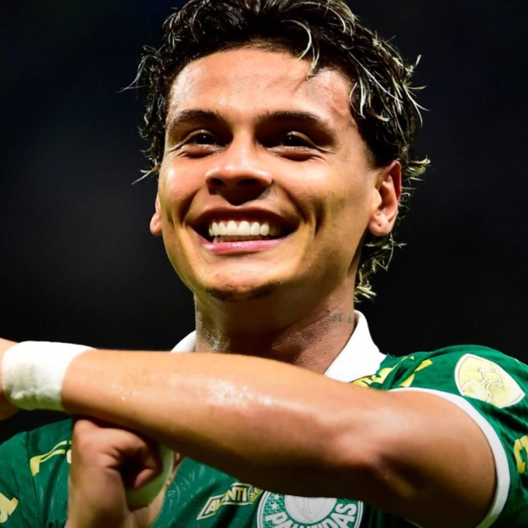 El mediocampista colombiano fue titular con Palmeiras y después de 81 minutos en campo terminó siendo el mejor jugador del equipo y del partido. FOTO: CUENTA DE X @Libertadores