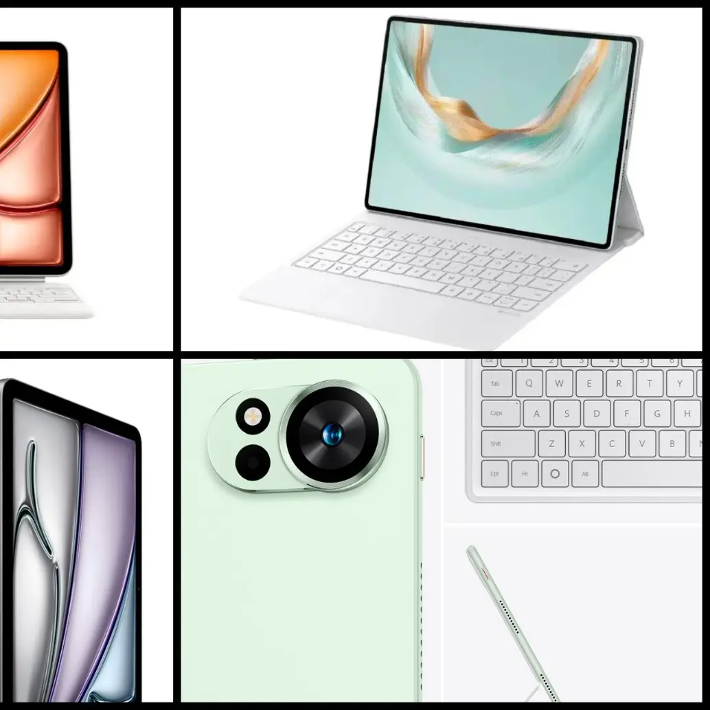 A la izquierda, el iPad Air M3; a la derecha, la Huawei MatePad 12 X (2025). FOTOS cortesía Apple y Huawei A la izquierda, el iPad Air M3; a la derecha, la Huawei MatePad 12 X (2025). FOTOS cortesía Apple y Huawei