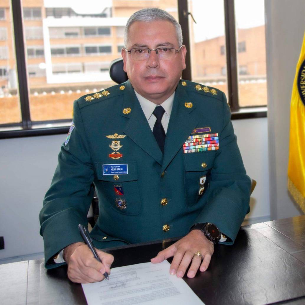 General Helder Giraldo. Foto: Universidad Militar Nueva Granda.
