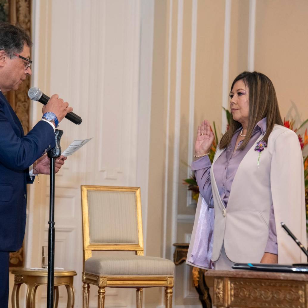 Luz Adriana Camargo fue elegida por la Corte Suprema después de ser incluida en una terna que envió el presidente Gustavo Petro. FOTO: PRESIDENCIA 