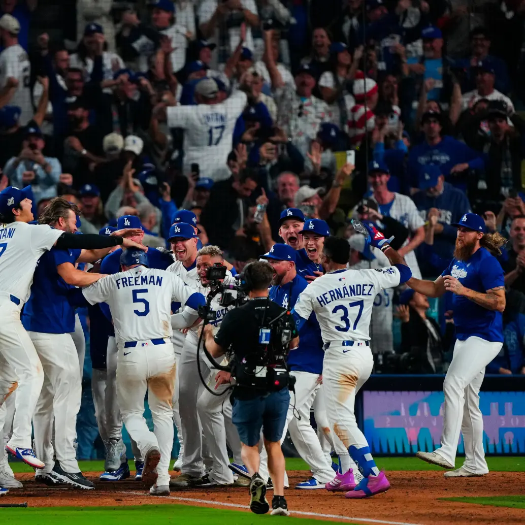 El equipo de Los Ángeles busca conservar el título que ganaron en 2024 contra los Yankees de Nueva York. Foto: tomada del X de @MLB El equipo de Los Ángeles busca conservar el título que ganaron en 2024 contra los Yankees de Nueva York. Foto: tomada del X de @MLB