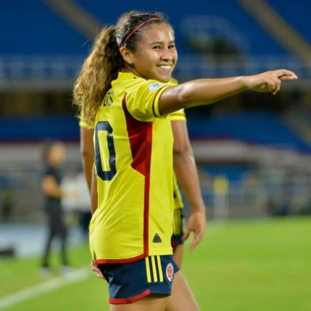 Leicy Santos lidera la delantera de Colombia para el duelo ante Perú, en el Atanasio Girardot, por la Liga de Naciones. FOTO EC Leicy Santos lidera la delantera de Colombia para el duelo ante Perú, en el Atanasio Girardot, por la Liga de Naciones. FOTO EC