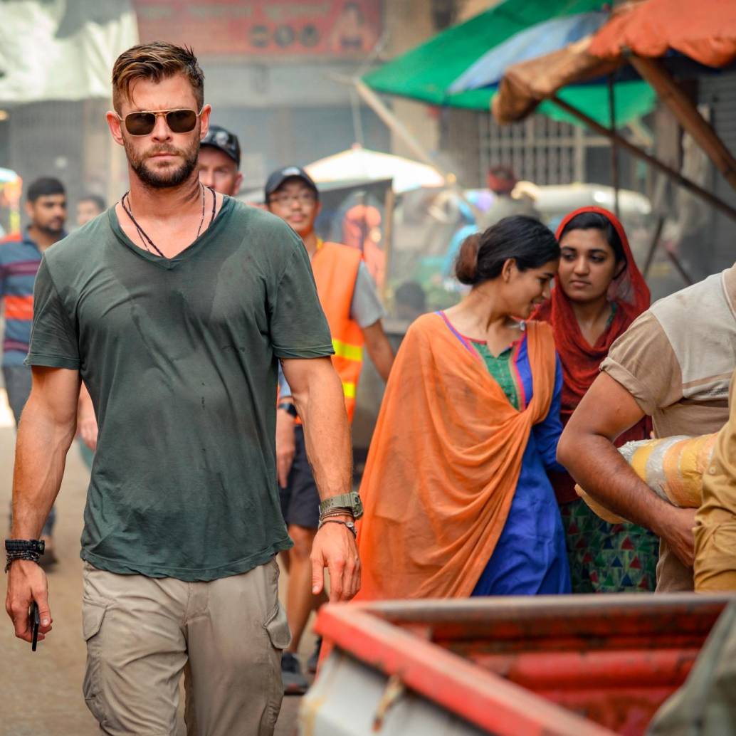 Chris Hemsworth en una de sus películas de acción. FOTO: Cortesía