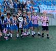 Estos son los jugadores de las categorías menores del RCD Espanyol que dan ejemplo de equidad e igualdad en el fútbol base.<b> </b>FOTO TOMADA X @RCDE_La21