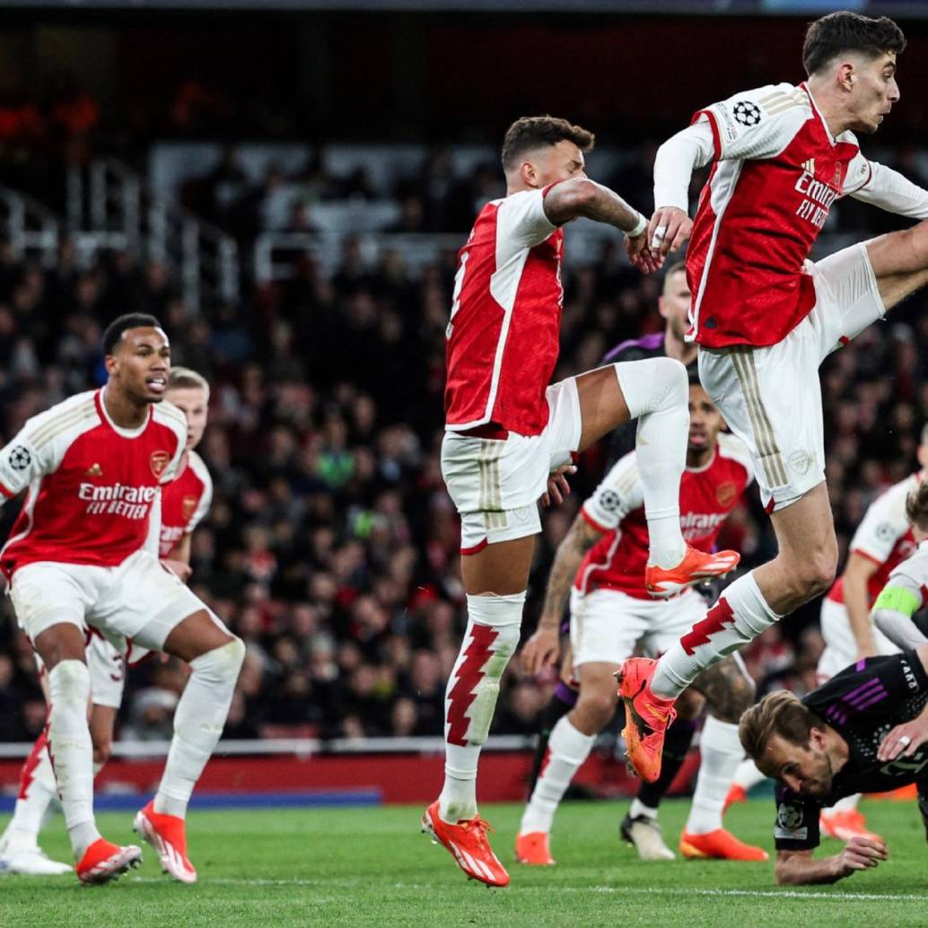 El partido entre Arsenal y Bayern Múnich quedo 2-2 y todo se definirá en Alemania. FOTO: CUENTA DE X @Arsenal