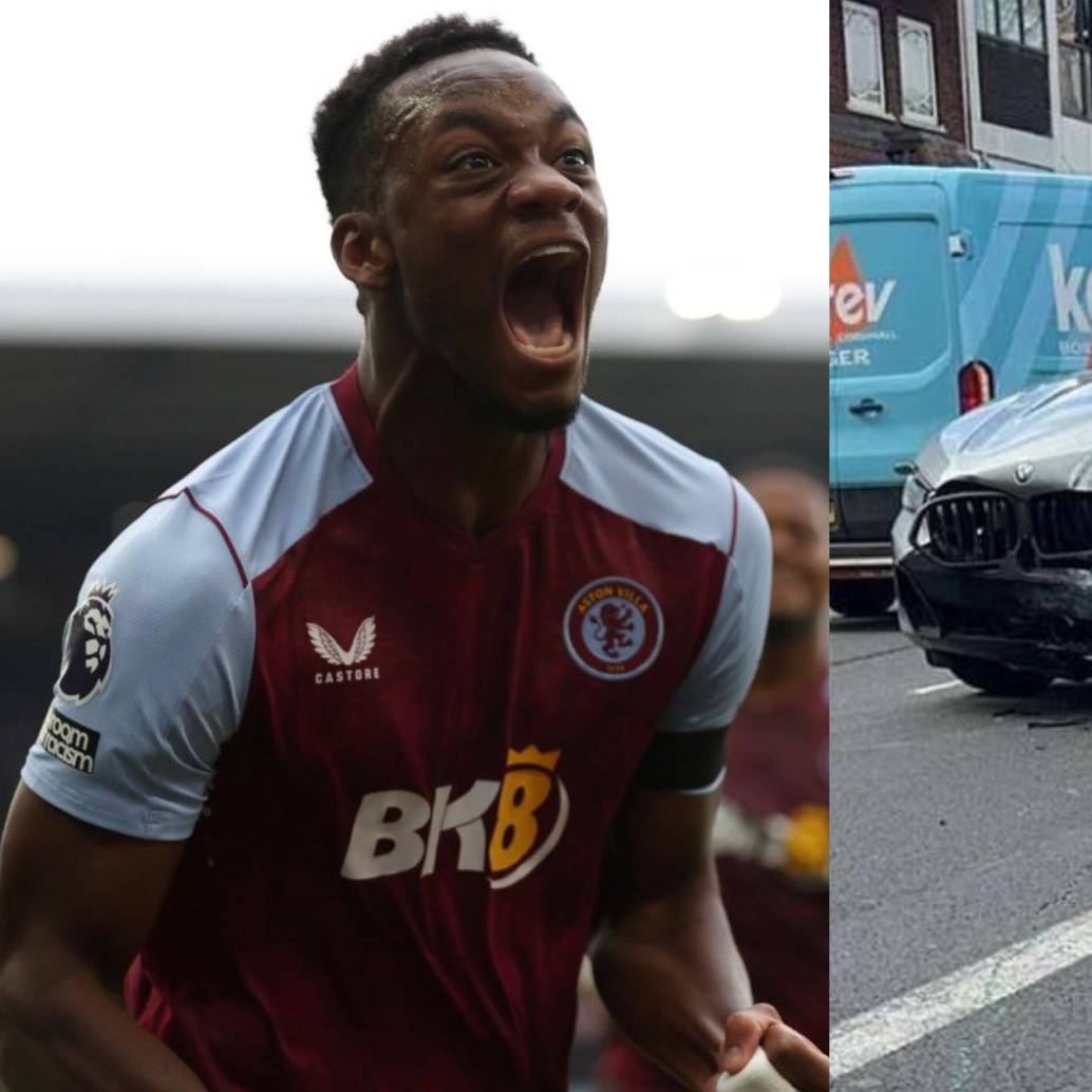 El delantero de Aston Villa, de 20 años, sufrió un accidente de auto al dirigirse hacia el estadio Villa Park para un partido. FOTO: ASTON VILLA Y REDES SOCIALES