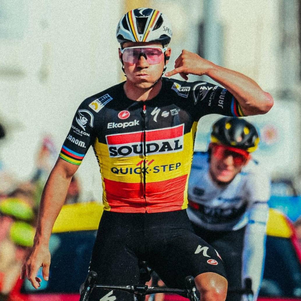 Remco Evenepoel es uno de los ciclistas actuales dentro del top de favoritos para conquistar las grandes vueltas. FOTO: CUENTA DE X @EvenepoelRemco