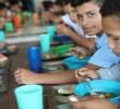 Niños en un comedor escolar. FOTO: ONU
