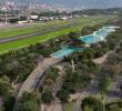 Vista aérea proyectada del “Gran Parque Medellín”. RENDER: CORTESÍA ALCALDÍA DE MEDELLÍN