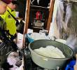 La incautación por parte del Ejército y la Policía al laboratorio. FOTO: CORTESÍA