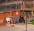 Una cámara de seguridad captó la incursión de los delincuentes al supermercado. IMAGEN TOMADA DE VIDEO.